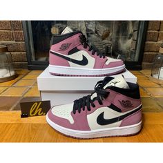 Thank You For Considering Our Store! We Appreciate Your Business And Support! Air Jordan 1 Mid “Light Mulberry” Athletic Sneakers Mens / Youth 9 Women’s 10.5 Ships Same Day As Purchase! Fast & Free! Brand New With Box Guaranteed 100% Authentic! Dc7267-500 Reach Out Before Submitting An Offer Since We Have This Item Listed Elsewhere & Want To Make Sure We Don’t Oversell! We Consider All Reasonable Offers! With That Said, We Invite You To “Watch" Our Items To Receive Special Offers Sent Directly T Purple Mid-top Custom Sneakers, Purple Casual Mid-top Custom Sneakers, Pink Ankle-high Sneakers With Rubber Sole, Casual Jordan Shoes For Sports With Branded Heel Counter, Casual Jordan Shoes For Sports With Branded Heel, Casual Purple Jordan Shoes With Round Toe, Casual Purple Jordan Shoes With Cushioned Footbed, Casual High-top Sneakers With Branded Heel, Casual Purple Jordan Shoes