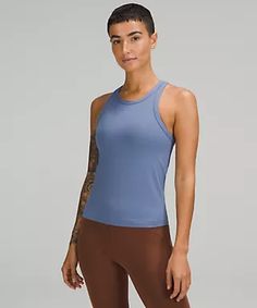 athletic apparel + technical clothing | lululemon Run Training, Lululemon Shirt, Lululemon Align Tank, High Neck Bra, Technical Clothing, Yoga Gear, Athleisure Casual, Women's Activewear, Lululemon Align