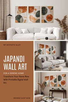 the japanese wall art for a serene home is an easy way to decorate with printable digital wall art