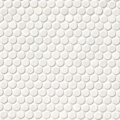 White Glossy Penny Round Mosaic Wall Tile Penny Round Backsplash, White Penny Tile, Penny Round Mosaic, Arabesque Tile, Hexagon Mosaic Tile, Round Mosaic, Elegant Tiles, Penny Tile, Penny Round