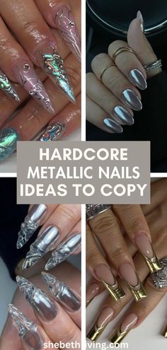 Metallic Nails Designs Nails Design