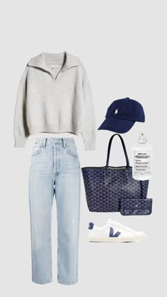 Simple Parisian Outfit, Fall Outfit College, Fall Back To School Outfits College, Autumn Aesthetic Clothes 2023, Fall Outfits Back To School, Fall In Dc Outfits, Everyday Outfits Winter 2023, Casual Chic Sneakers Outfit, Comfy Casual Work Outfits Fall