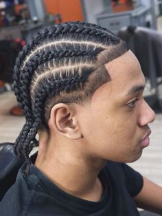 Cornrow Straight Hair, White Guy Cornrows, Corn Rose Braid Men, Mens Straight Back Braids, Taper Fade Cornrows, Black Men Braids Hairstyles Full Head, Men’s Cornrows Ideas, Design Cornrows Braids, Unique Cornrows