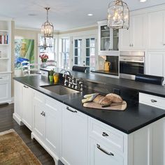 the kitchen is clean and ready for us to use in its new owner's home