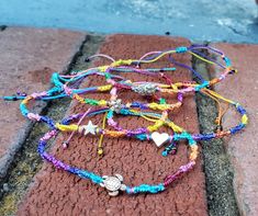 Pick one of the cute little charms to express your personality. $6 Summer Anklets, Anklet Designs, Cool Summer Outfits, Rainbow Bracelet, Cute Charms, Anklet Jewelry, Beach Jewelry, Body Jewellery, Summer Jewelry