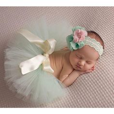 Baby Clothes - Newborn Baby Tutu Skirt Costume With Headband Newborn Tutu, Baby Kostüm, Baby Fotografie, Girl Tutu Skirt, Infant Photography Props, Baby Skirt, Baby Tutu, Foto Baby