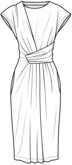 a women's dress on a white background