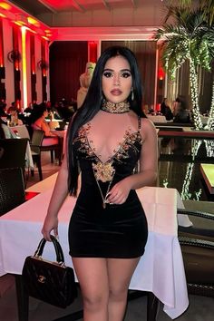 Cici Diamante Dress Outfits For Latinas, Bodycon Dress Photoshoot, Baddie Dresses Night, Dresses Latina, Diamante Dress, Baddie Dresses, Dresses Night, Latina Outfit, Outfits Dress