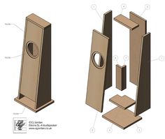 the parts of a wooden door frame