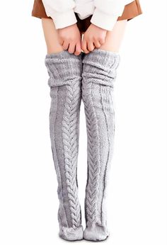 PRICES MAY VARY. 1❤️:Material--High quality acrylic fibres cotton blended blend fabric，Very soft and warm. soft, stretchy, lightweight and skin-friendly, does not fade and no wrinkles.Fashion women wear fashion.1. 2❤️:Style--Fashion women winter warm high socks, cable knit over knee high socks, long leg socks, leg warmers, making your legs more slender and attractive, easy to match with kinds of uniforms, shorts, Make you look more fashionable. 3❤️:Occasion--The women winter warm high socks suit Boots With Leg Warmers, Winter Stockings, Thigh Socks, Winter Tights, Over Knee Socks, Knee High Stockings, Knit Stockings, Stockings Legs, Over The Knee Socks