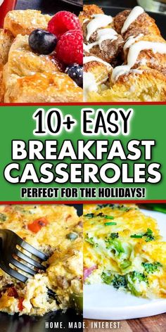 10 easy breakfast casseroles perfect for the holidays