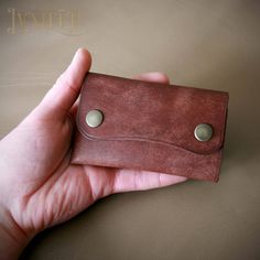 - Full grain cow leather (vegetable-tanned or chrome-tanned depending on leathers) - One slot that can hold up to 5 cards - One pocket closed with two flaps, for coins and bills Dimensions :  10,5 x 6,2 cm, up to 2,5 cm thick.  Handmade in Caen, France.    > MAIL : contact.lvxifer@gmail.com  > INSTAGRAM : @lvxifer_  > FACEBOOK : Lvxifer > SITE : https://lvxiferartisancuir.wordpress.com/ Leather Trifold Coin Purse With Card Slots, Caen France, Wallets For Girls, Wallet Insert Card, Birthday Presents For Girls, Unique Valentines Gifts, Minimalist Leather Wallet, Personalized Leather Wallet, Engraved Wallet