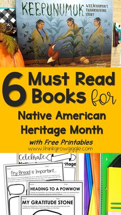 Native American Picture Books for Native American Heritage Month in November and indigenous Peoples day in October Teaching Cursive, Thanksgiving Stories, Native American Heritage Month, Native American Traditions, Indigenous Peoples Day, Native American Pictures, Free Printable Activities