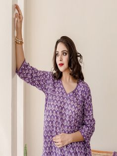 Beautiful handcrafted straight kurta pants set in pure cotton with lovely matching cotton doriya dupatta that is rightly finished with mirror embroidery. Color: Purple Fabric: Cotton and Kota Doria Note: Length and sizes can be customised Length - Kurta 40 inches Pants 38 inches Available in other colors If you happen to see some deformity in hand-work or fabric, that’s mere the technique of the same and not a defect. The garment is quite premium. The product will be delivered within 20-25 days Kurta Pants, Mirror Embroidery, Straight Kurta, Kurta With Pants, Purple Fabric, Hand Work, Kurta Set, Best Deal, Free Giveaway