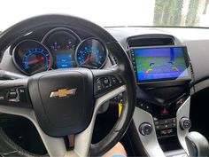 the dashboard of a car with various gauges and dash cameras on it's display