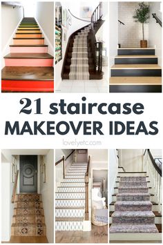 staircase makeover ideas that are easy to do and great for any house in the world