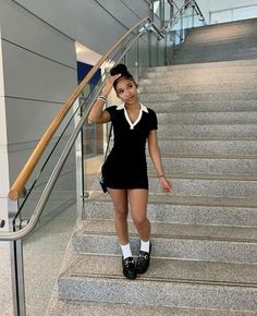 Mini Skirt And Thigh High Socks Outfit, Outfits To Wear With Skirts, Chic Summer Outfits Aesthetic, Outfits To Wear To A Graduation, Sandal Outfits Black Women, Preppy Outfits Black Women, Cute Outfits With Heels, Warm Day Outfit, Cookout Outfits Black Women