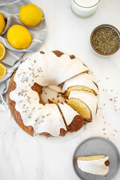 sourdough lavender lemon bundt cake Lemon Sourdough, Edible Lavender, Poppy Seed Bundt Cake, Simple Sourdough, Easy Bundt Cake, Organic Cake, High Altitude Baking, Sweet Glaze, Easy Sourdough