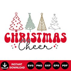 christmas cheer svg cut file