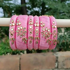 silk thread bangles  with kundan stones  Rs . 800/- only  WhatsApp number - 8360732593 instagram - Rdeep creations  customisation available  #bangles  #bangledesigns #banglescraft #bangleslove  #kundanbangles #silkthreadbangles Thread Necklace