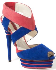 Suede perfection by Cesare Paciotti. Fly Shoes, Colorful Heels, Blue Suede Shoes, Peep Toe Sandals, Pink Suede, Blue Suede