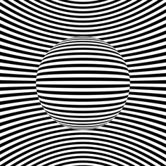 an abstract black and white background with lines in the center, as if it were optical art