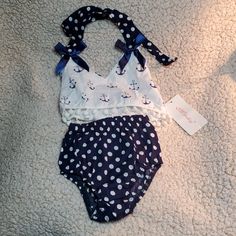 Cute Set For Warm Weather. Never Worn. Tag Size 90. U.S Size 12 To 18 Months. Blue Summer Tops For Playtime, Navy Tops For Playwear In Summer, Navy Tops For Summer Playwear, Toddler Summer, Cute Sets, Matching Sets, Warm Weather, Blue White, Kids Shop