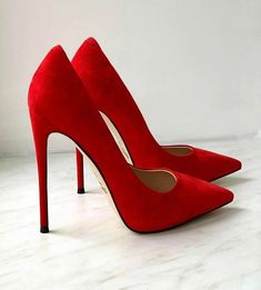 #fashion #designer #shoes #dresstoimpress #shoeshighheels #red Red Stiletto Heels, Red Stilettos, Red High Heels