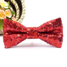 Crimson Sequin bow tie, Sequin bow tie, Wedding bow tie, Groom bow tie, Ring bearer, Bow Tie for men, baby, boy, kids * Colors look different on computer monitors and cell phone screens. * Dimensions Material: Sequin Size(approx.) Baby> 0-18 Months:  3.3 inches  Toddler> 18 Months - 5 Years: 3.7 inches Kid> 5 - 10 Years: 4 inches Teen> 4.3 inches Adult> 5 inches Pocket Square: 20 x 20 CM (Approximately)  Note: Other objects are not included in the package content. Stay in love. Discounts are aut Red Bow With Butterfly Knot For Party, Party Bow Tie With Red Bow, Adjustable Red Bow Tie For Party, Adjustable Red Bow Tie For Parties, Adjustable Butterfly Knot Bow Tie For Party, Red Bow Tie With Butterfly Knot For Gift, Adjustable Red Bow For Party, Red Bow With Bow Tie Back For Gift, Red Bow Tie Back Bow As Gift