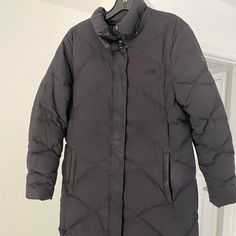 Women’s Long Puffy Parka By The North Face In Black. Worn Once. Missing Hood. Size Xl. Great Condition! Long Parka, Black North Face, The North Face Jackets, North Face Jackets, North Face Women, North Face Jacket, North Face, Parka, The North Face