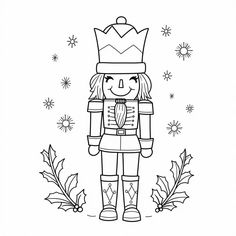 Add festive joy with this adorable nutcracker coloring page! Passive Programs, Christmas Coloring Books, Christmas Coloring, Adult Coloring Books, Christmas Colors, Nutcracker, Coloring Page, Adult Coloring, Happy New Year