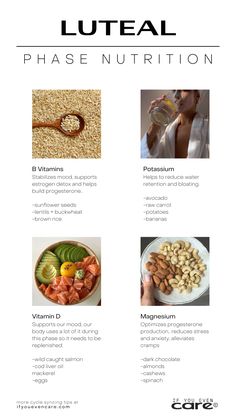 This is what to eat week before your period to help any physical PMS symptoms, boost your mood and balance your hormones. I list some food examples you can incorporate into your meals and recipes! For more tips visit my blog <3 What To Eat During Period Phases, How To Eat During Your Cycle, What To Eat Before Period, Foods To Boost Progesterone, Best Food For Period, Foods To Eat Before Period, Food For Luteal Phase, Eating For Your Menstrual Cycle, What To Eat During Period