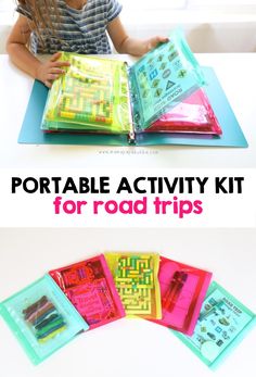 Car Activities, Busy Boxes, Road Trip Games, Road Trip With Kids, Toddler Travel, Busy Bags, Activity Kits