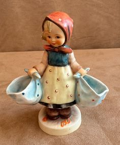 New! Hummel Mother's Darling girl with laundry  Figurine Goebel Germany vintage 175 was just added to eBay. Check it out! #eBay #eBaySeller Goebel Hummel, Hummel Figurines, Song Bird, Add Me, Ebay Seller, Come Back, New Items, Art Collection, Vintage Items