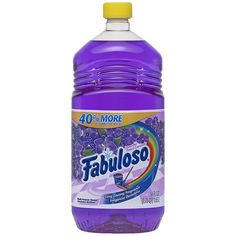 a bottle of fabuloso liquid on a white background