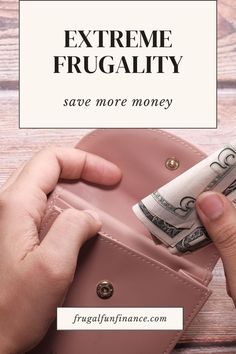 How can extreme frugality help you save and live a better life? Read all about it on the Frugal Fun Finance website! Extreme Frugality, Live A Better Life, Saving Habits, Money Frugal, Going Vegetarian, Frugal Meals, Get Out Of Debt, Back On Track