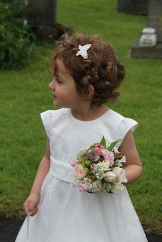 Elegant Vintage Wedding, Ring Bearer Flower Girl, Girl Ring, Flower Girl Bouquet, Beautiful Bridal Bouquet, Mini Bouquet, Bridesmaid Bouquets, July Wedding, Wedding Flower Girl Dresses