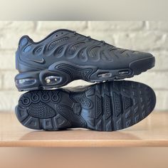 Nike Air Max Plus Drift Triple Black Anthracite Hf0785-001 Men Size 12 Running Work Shoes New Nike Tn, Shoes Nike Air, Nike Air Max Plus, Air Max Plus, Triple Black, Nike Air Max 97, Shoes Nike, Work Shoes, Black Nikes