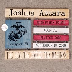 Graduation Wood Signs, Marine Corps Graduation, Marine Corps Boot Camp, Boot Camp Graduation Gifts, Marine Graduation, Marine Corps Bootcamp, Marines Boot Camp, Marine Poster, Marine Family