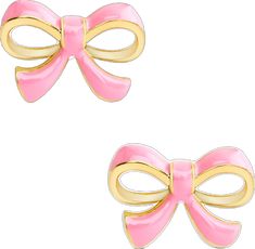 Pink Bows, Girls Earrings, Pretty Pink, Pink Bow, Pretty In Pink, Lily, Nordstrom, Stud Earrings, Collage