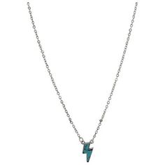 Take your style by storm with the Turquoise Storm Lightning Bolt Necklace. The pendant is an incredible lightning bolt shape in a bright silver tone that holds a bold turquoise stone. Secured by a 20 inch silver tone split chain, this necklace is perfect for layering with other pieces. All Montana Silversmiths jewelry and accessories are coated with Montana Armor to prevent tarnish. The necklace is secured by a lobster clasp. Montana Silversmith Jewelry, Storm Lightning, Lightning Bolt Necklace, Tractor Supply, Accessories Jewelry Necklace, Jewelry And Accessories, Lightning Bolt, Women Accessories Jewelry, Turquoise Stone