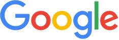 the google logo is shown on a white background with red, yellow and blue letters