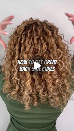 Beauty and curls by Meg 🇬🇧 on Instagram: "How to get your curls looking good at the back and to have a middle part without a full middle part.  ➰ #curlyhair #naturalcurls #curlyhaircare" Full Hair Curls, Middle Curly Hair, Irish Curly Hair, Curly Middle Part, How To Get Your Curls Back, Curly Hair Middle Part, Middle Part Curly Hair, Side Curls