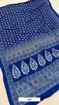 *Dhabu Print Indigo Sarees💙🤩* *SALE PRICE : ₹750/- ONLY 🔥* Type :- Saree Material :- Soft Cotten Silk Designe :- Dhabu Print Leanth :- 44’ Meter :- 5.5 Mt. + Blouse Blouse :- Same as Saree Blouse Meter :- 0.90 Mt. Care :- Simple Washable   ~Price :- ₹1050/-~   _Free Shipping All Over India🇮🇳_ Indigo Saree, Saree Material, Update Whatsapp, Alaska Fashion, Saree Sale, Geometric Pattern Art, Cotton Sarees, Men's Wear, Community Group