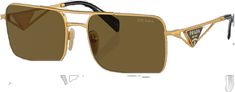 Rectangular Sunglasses, Matte Gold, Fashion Sunglasses, Prada, Nordstrom, Sunglasses, Collage, Free Shipping, Gold