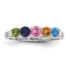 Customize with children's birthstone. This elegant ring is available in sterling silver with 2-6 birthstones. When you're ordering please select the ring size and include a note for birthstone details. I will respond your email to confirm. Stones will be set from left to right. This ring is sterling silver .925 but I can also make it in solid gold, please let me know if you're interested. The following simulated birthstones will be set: January - Simulated Garnet $0 February- Simulated Amethyst Sterling Silver Jewelry With Prong Setting For Birthday, Round Birthstone Ring As Birthday Gift, Round Birthstone Ring For Birthday Gift, Sterling Silver Round Birthstone Ring For May, Classic Sterling Silver Birthstone Ring With Accent Stones, Personalized Birthstone Ring For Birthday Gift, Silver Stackable Birthstone Rings For Birthday, Classic Birthstone Rings For Birthday, Round Cut Birthstone Ring For Anniversary