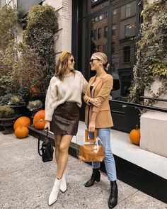 Blair & Serena fall 2019 edition... shop our outfits via the link in my bio and stories! Xoxo Ankle Boots Fall, Best Ankle Boots, Blair And Serena, Australia Fashion, Anine Bing, Blazer Outfits, Boots Fall, Round Up, Time Of The Year