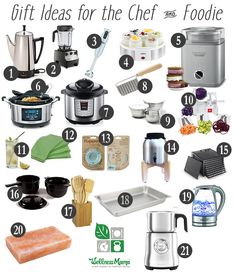 the ultimate gift guide for the chef and foodie