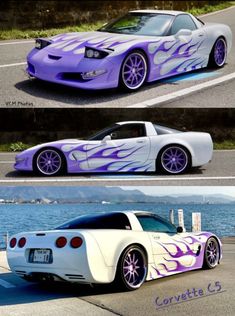 #ChevroletCorvette C5(97-2004) Graffiti Car, Kereta Sport, C5 Corvette, Car Facts, Dropped Trucks, Corvette C5, Vintage Muscle Cars, Pretty Cars, Tuner Cars