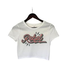 This faded distressed Rebel crop top is perfect to dress up or wear casual. The image is sublimated onto the material making the top buttery soft! **This crop top is fitted and runs slightly on the smaller side.** Fabrication: 52% Airlume combed and ring-spun cotton 48% poly Rebel Crop Top, Vintage Rock Music Band Crop Top Shirt, 90s Retro Fashion Tops, Festival Tops, Streetwear, Gift for Her 90s Retro Fashion, Festival Streetwear, Crop Top Shirt, Vintage Crop Tops, Retro Mode, Festival Tops, Vintage Rock, 90s Retro, Music Band